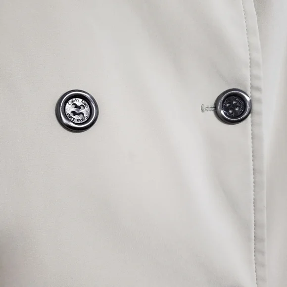 CALVIN KLEIN BEIGE Rain Trench Coat - Picture 8 of 12